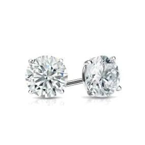 2Ct TW Lab Created Diamond Stud Earrings