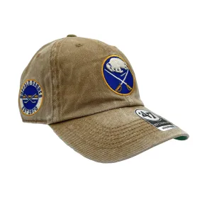 '47 Brand Buffalo Sabres Khaki Vintage Style Adjustable Hat