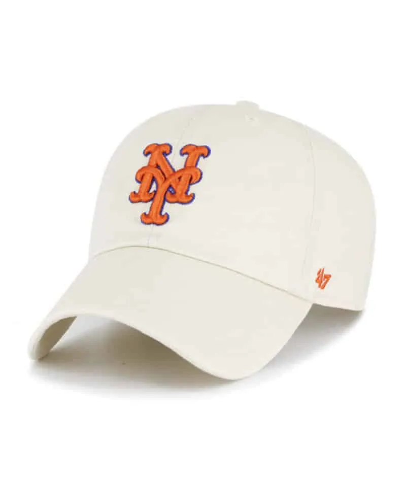 '47 Brand New York Mets Clean Up Natural Hat