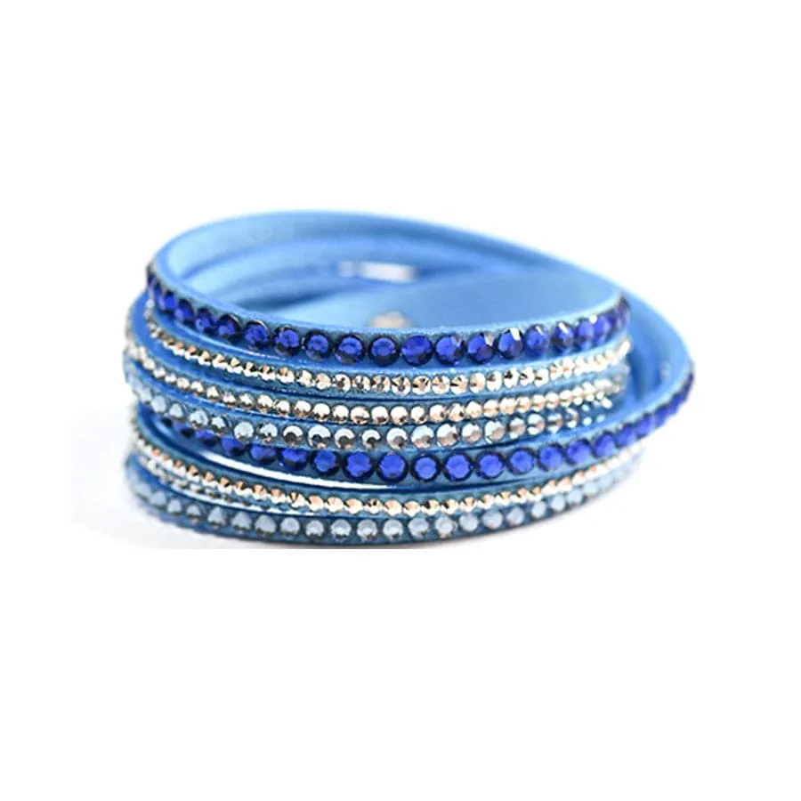 5 Leatherette Wrap-Around Color Bracelets of your Choice!