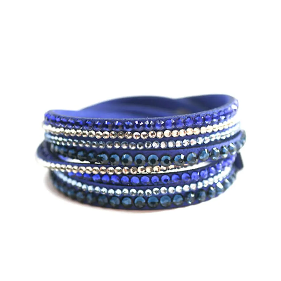 5 Leatherette Wrap-Around Color Bracelets of your Choice!