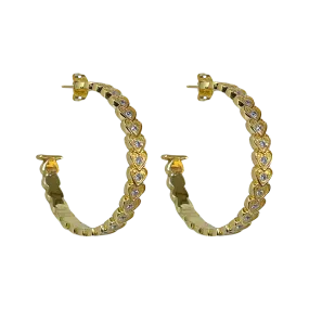 AMBER Hoops | Gold