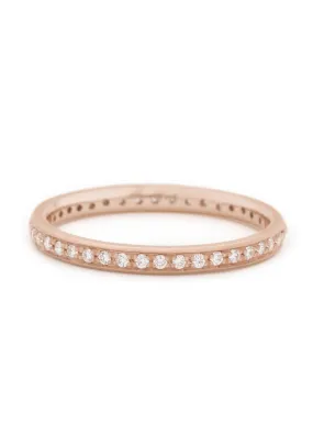 Anne Sportun 14K Rose Gold Diamond Eternity Band