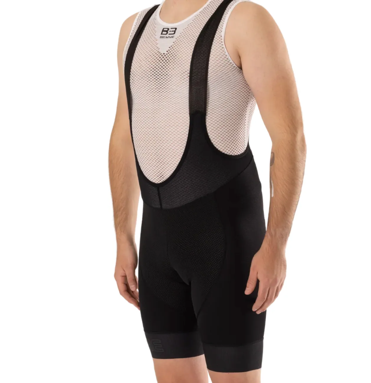 Biemme Legend 2.1 Cycling Bib Shorts - Mens - Black - XL- Made in Italy