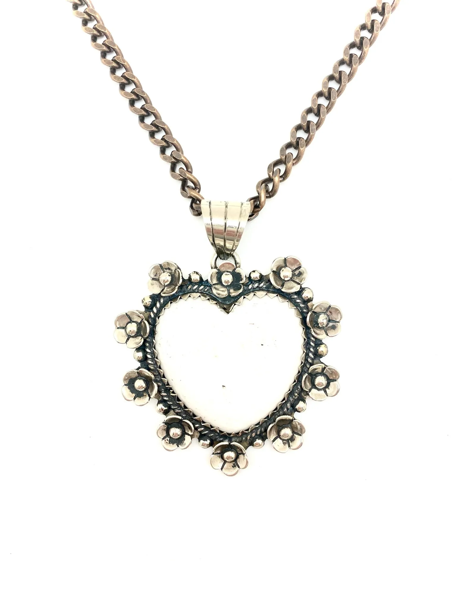 Birch Heart Necklace