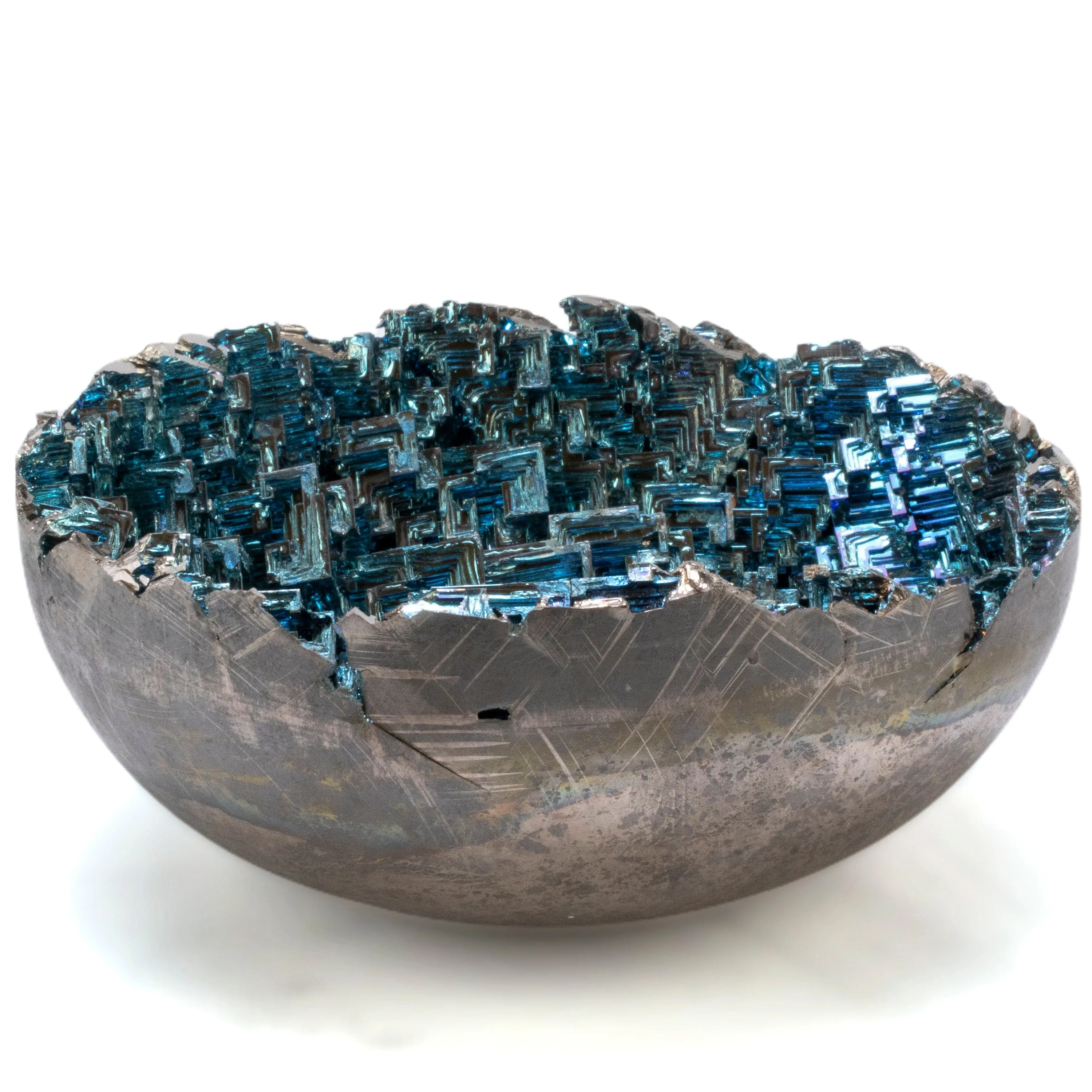 Blue Bismuth Geode - 7 / 2,560 grams