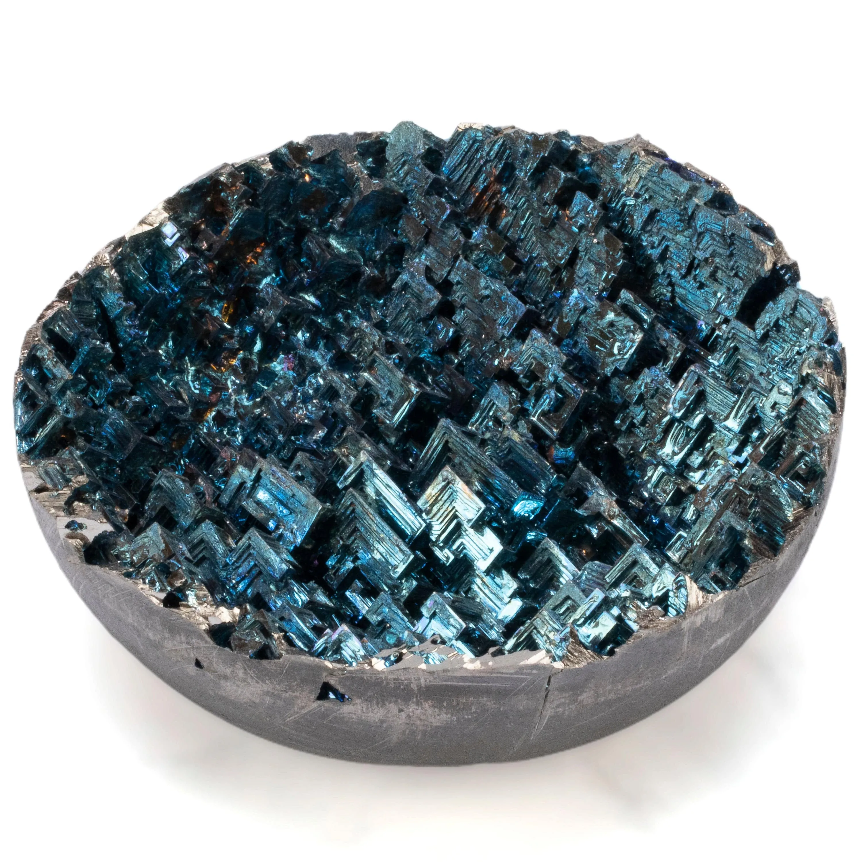 Blue Bismuth Geode - 7 / 2,560 grams