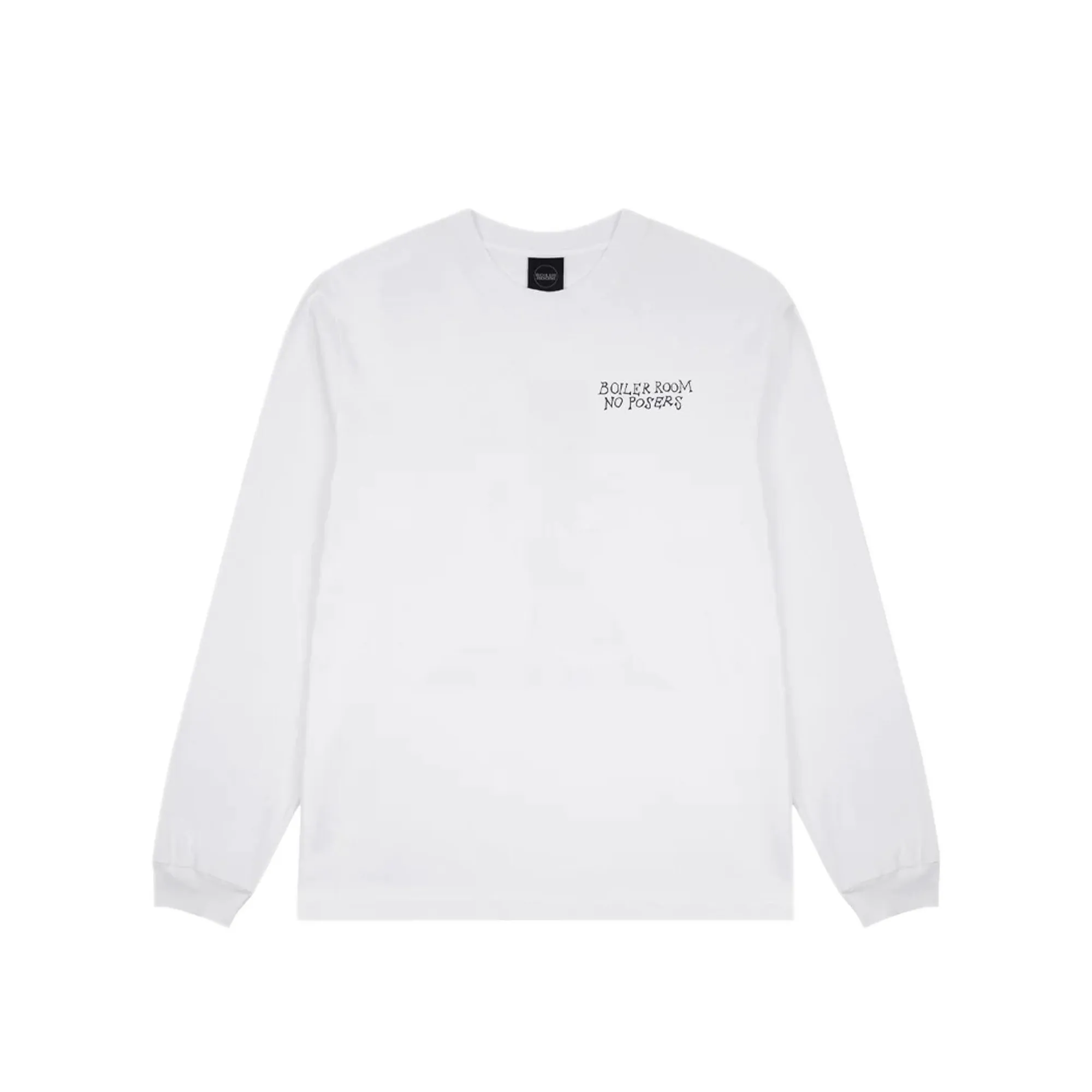 Boiler Room Mens No Posers Long Sleeve Tee