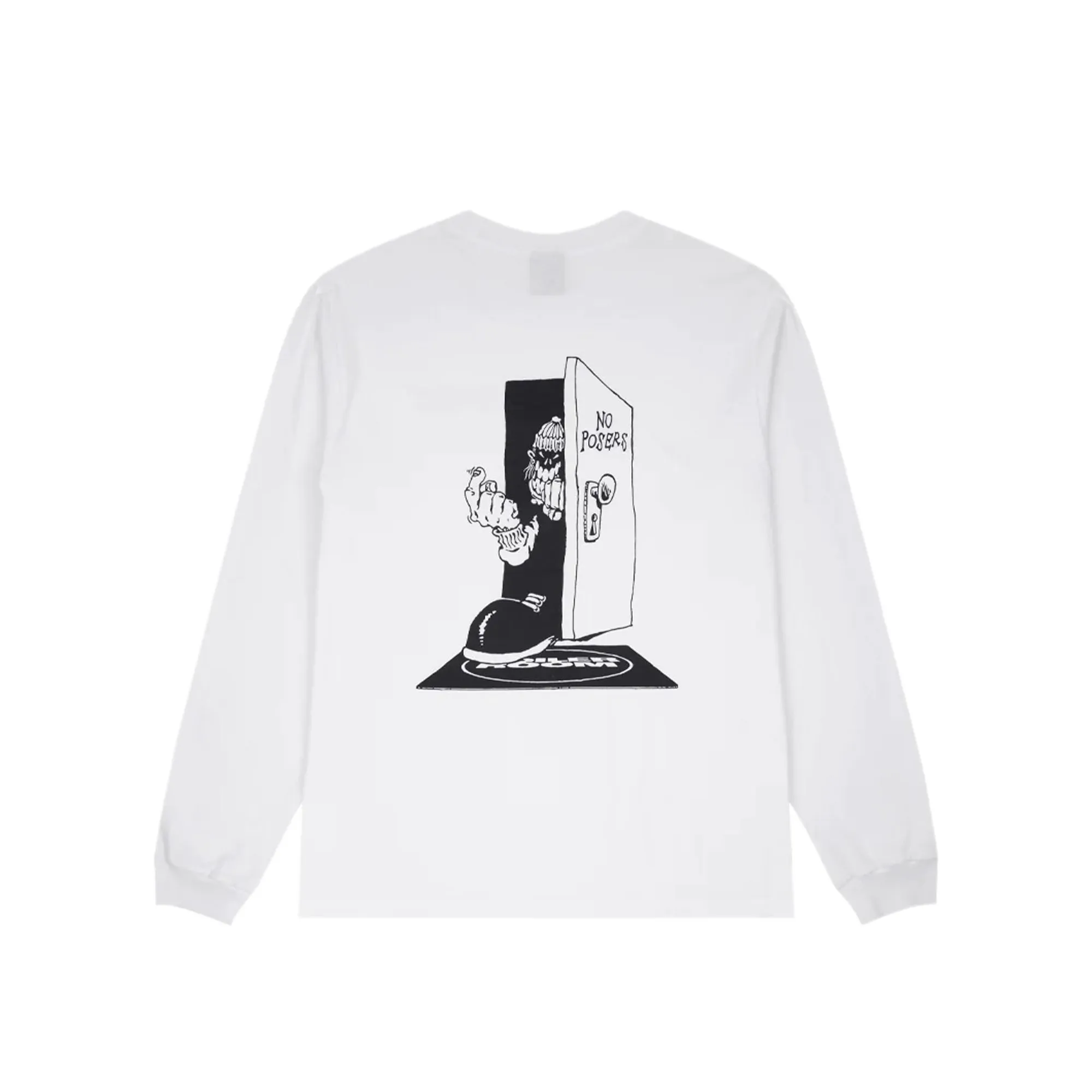 Boiler Room Mens No Posers Long Sleeve Tee