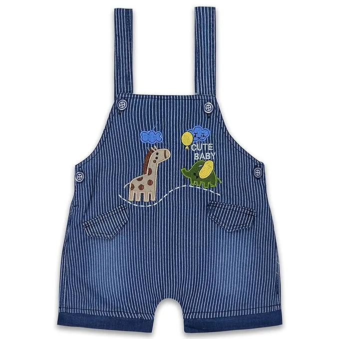 Boys Printed T-shirt and Dungaree Set