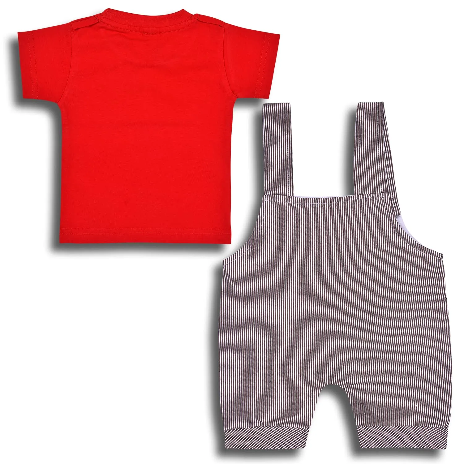 Boys T-shirt and Dungaree