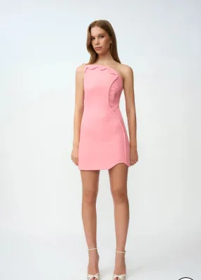 By Johnny Twiggy Swirl Mini Dress - Pink