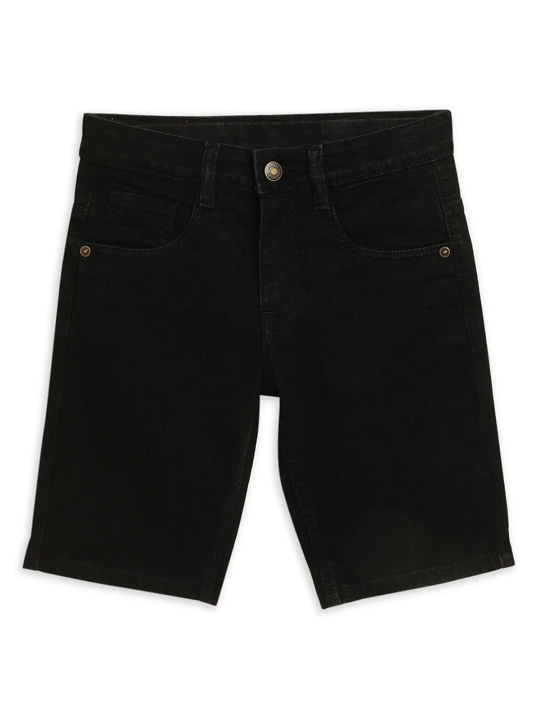 Cantabil Boy's Denim Black Shorts