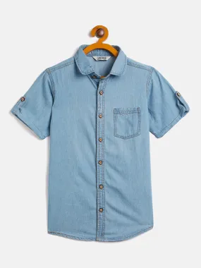 Cantabil Boys Light Blue Shirt