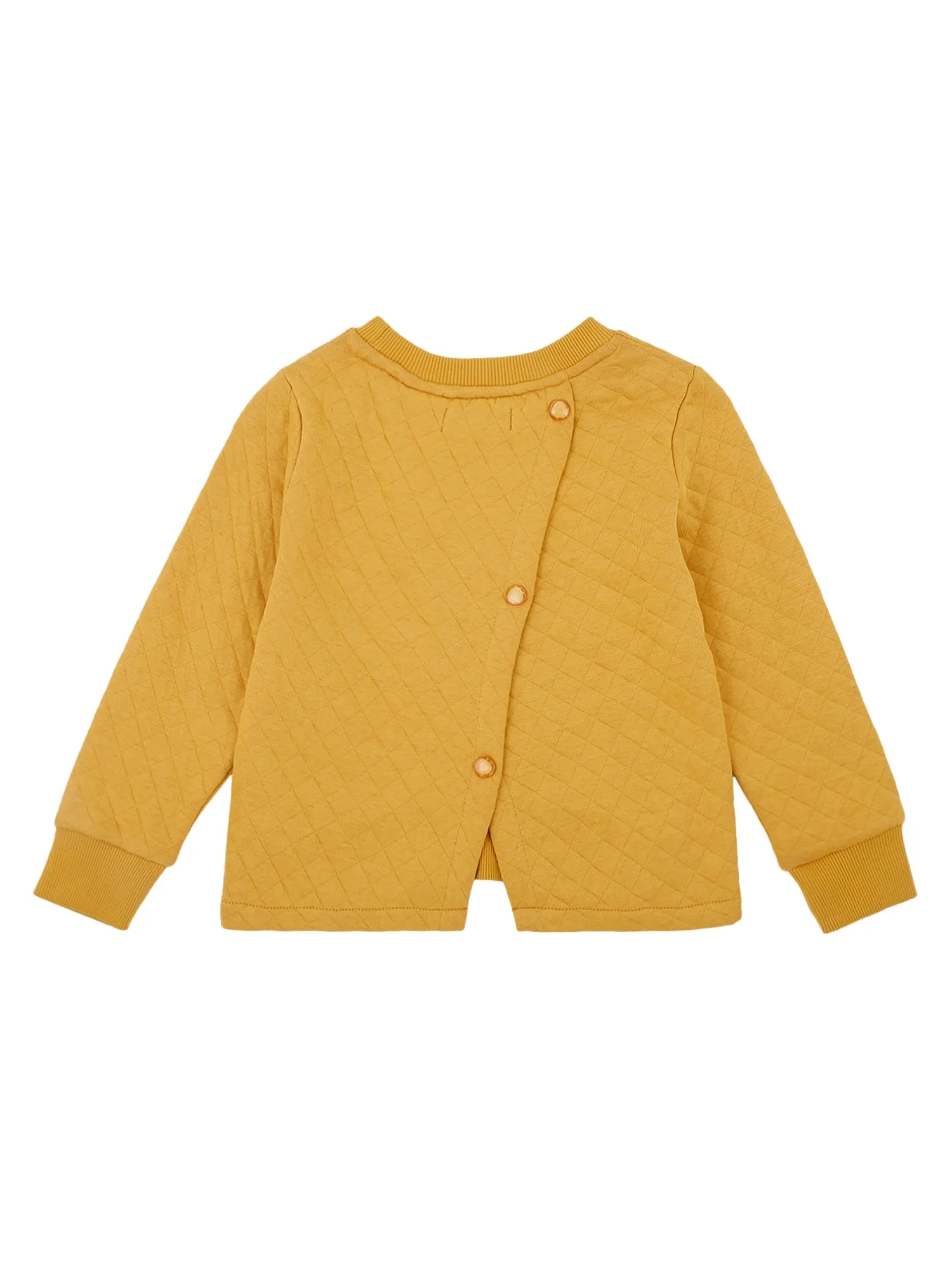 Cantabil  Girls Mustard Sweatshirt