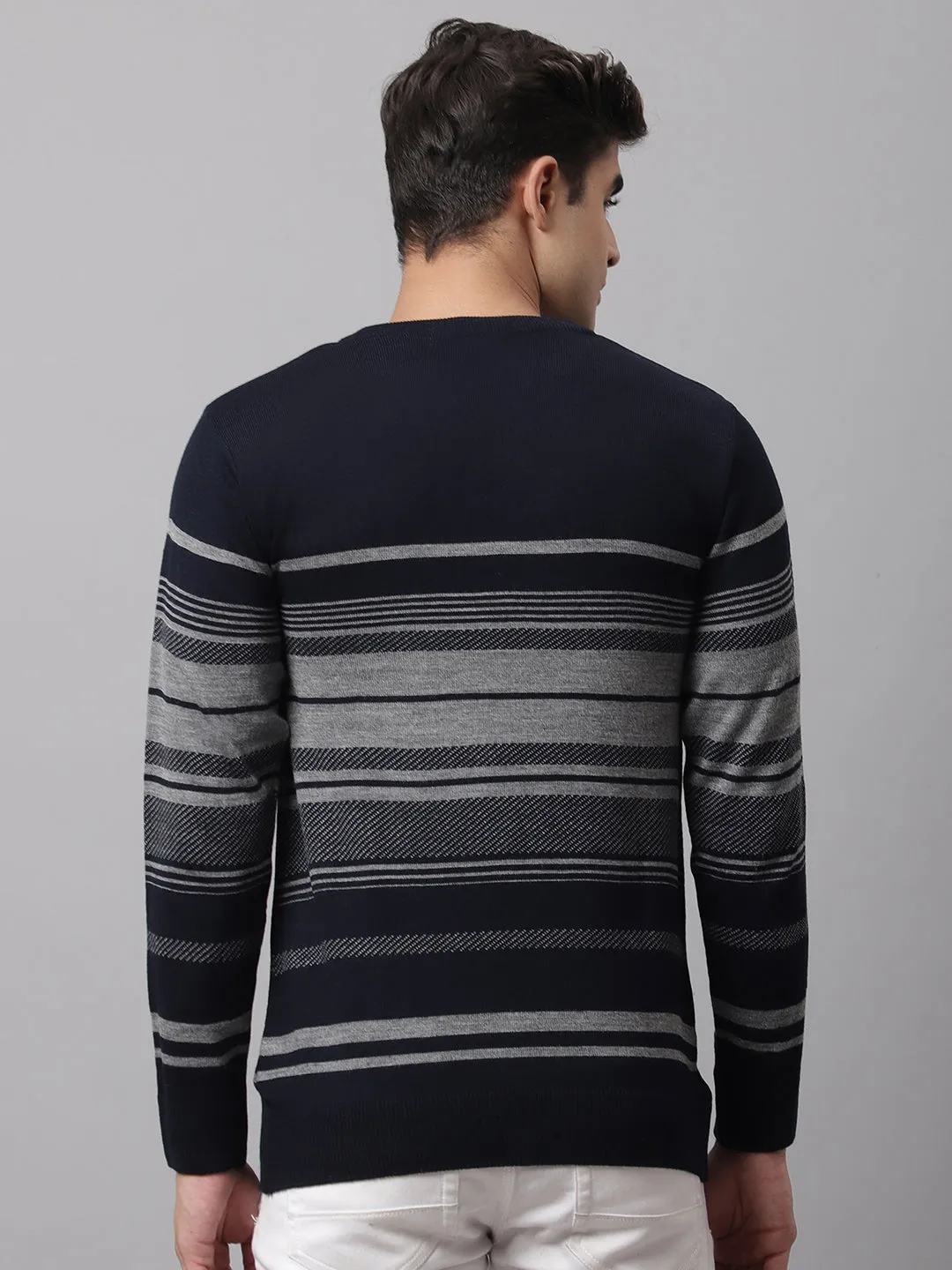 Cantabil  Men Navy Sweater