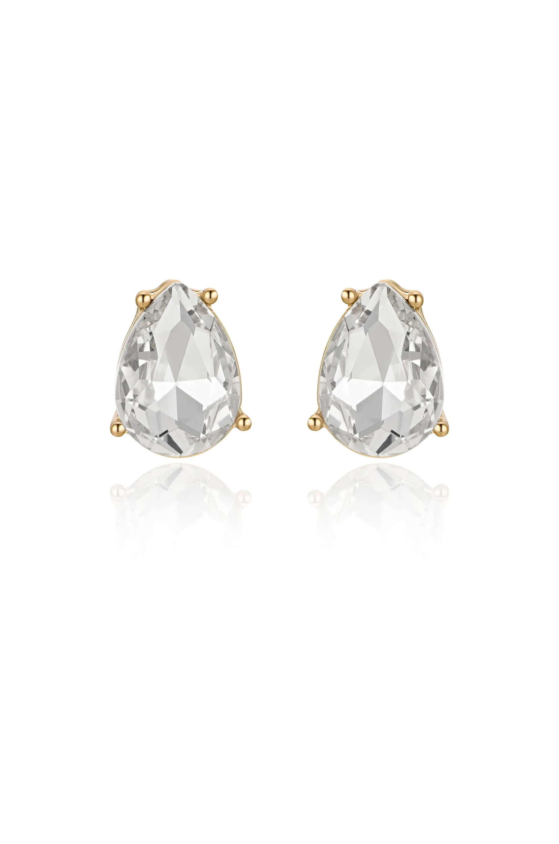 Classic Crystal Teardrop Earrings