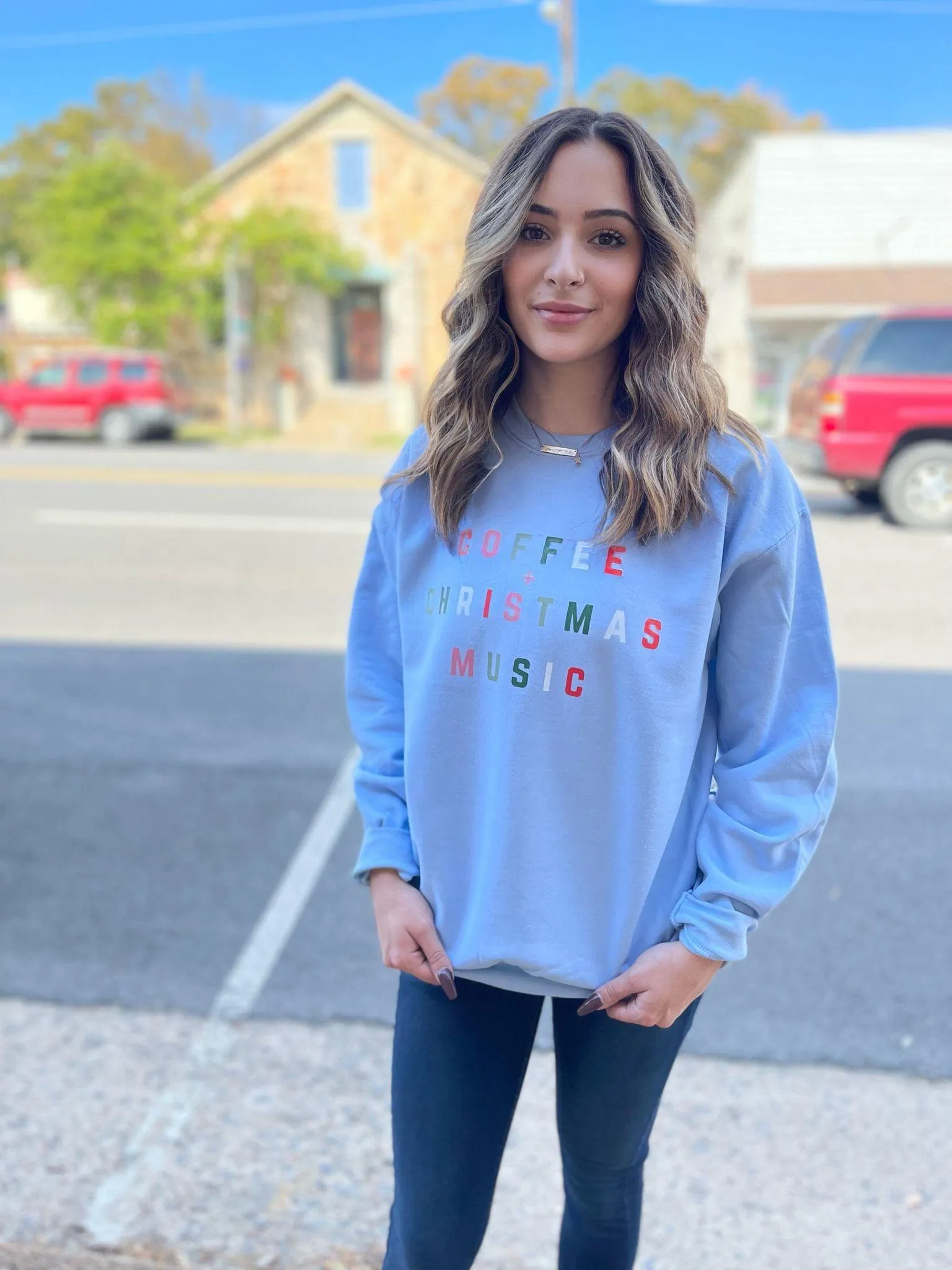 Coffee And Christmas Music Sweatshirt