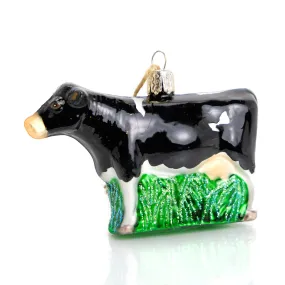 Dairy Cow Ornament Moo Brown or Moo Black