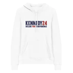 Declare Your Independence Embroidered Hoodie - White