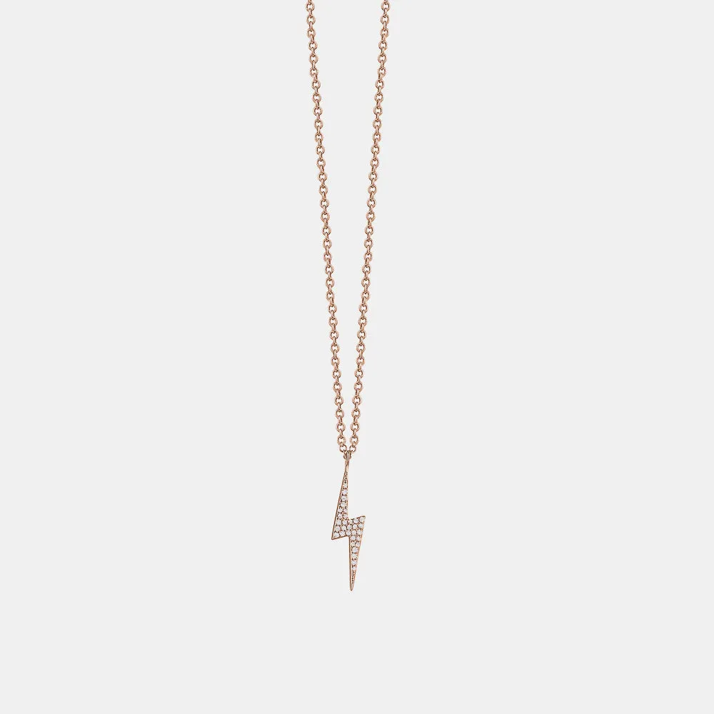 Diamond Lightning Bolt Necklace