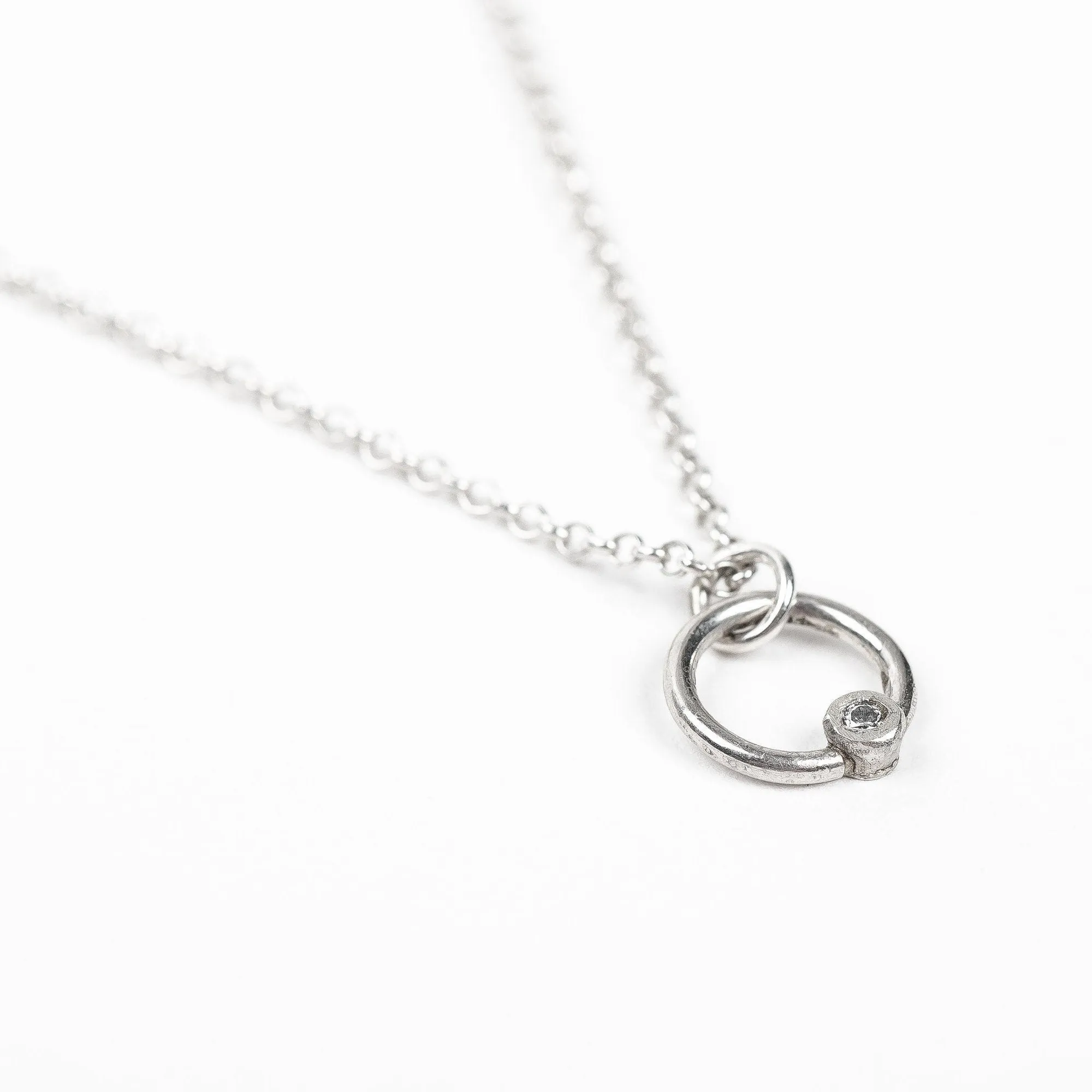 Diamond Orbit Necklace