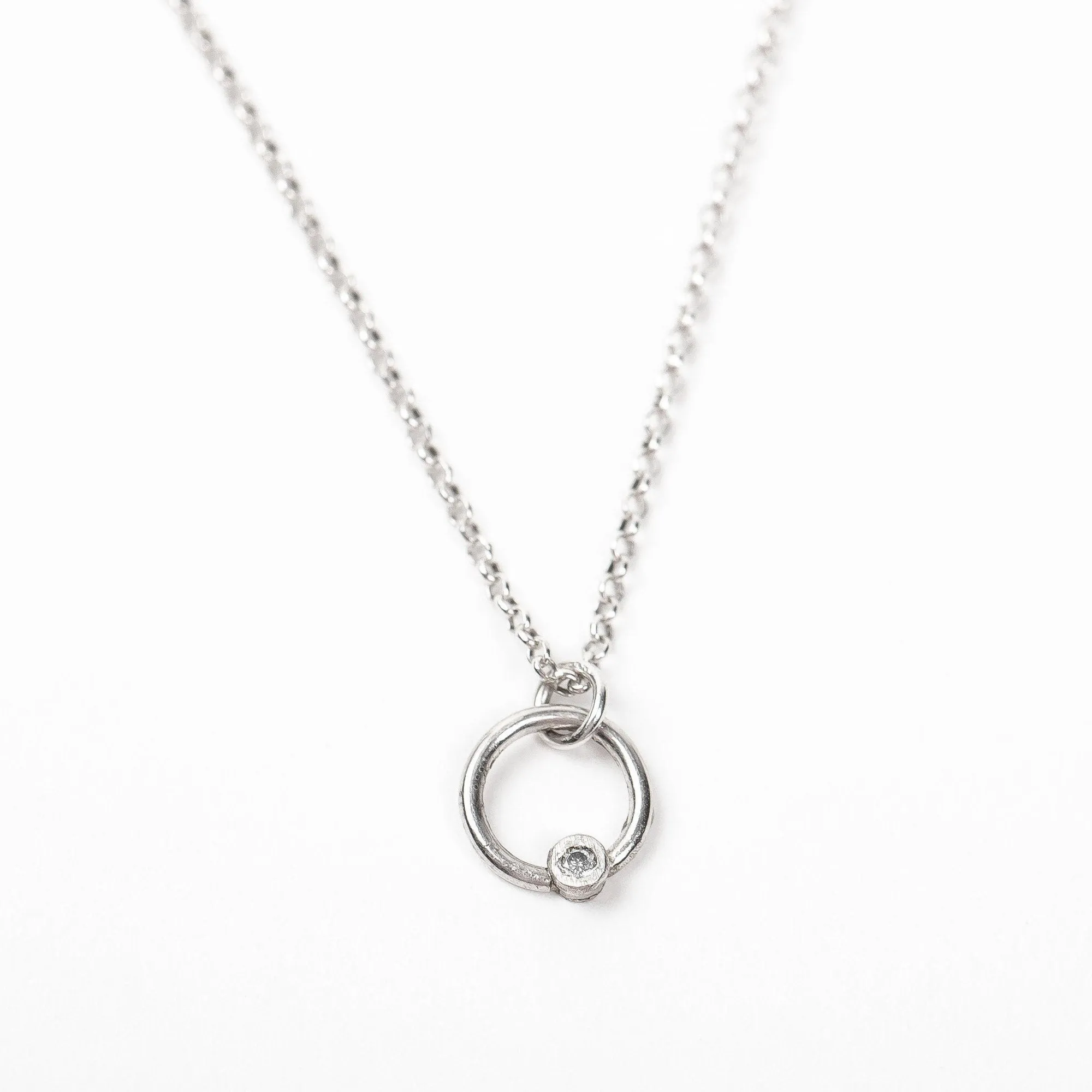 Diamond Orbit Necklace