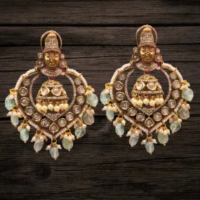 Divine Victorian Kundan Chandbali Earrings By Asp Fashion Jewellery