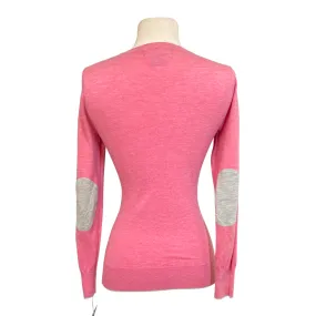 Essex Classics 'Trey' V-Neck Sweater in Pink - Women's XS