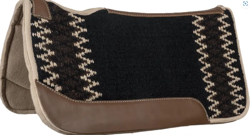 Ezy Ride Contoured Navajo/Tan Wool Saddlepad