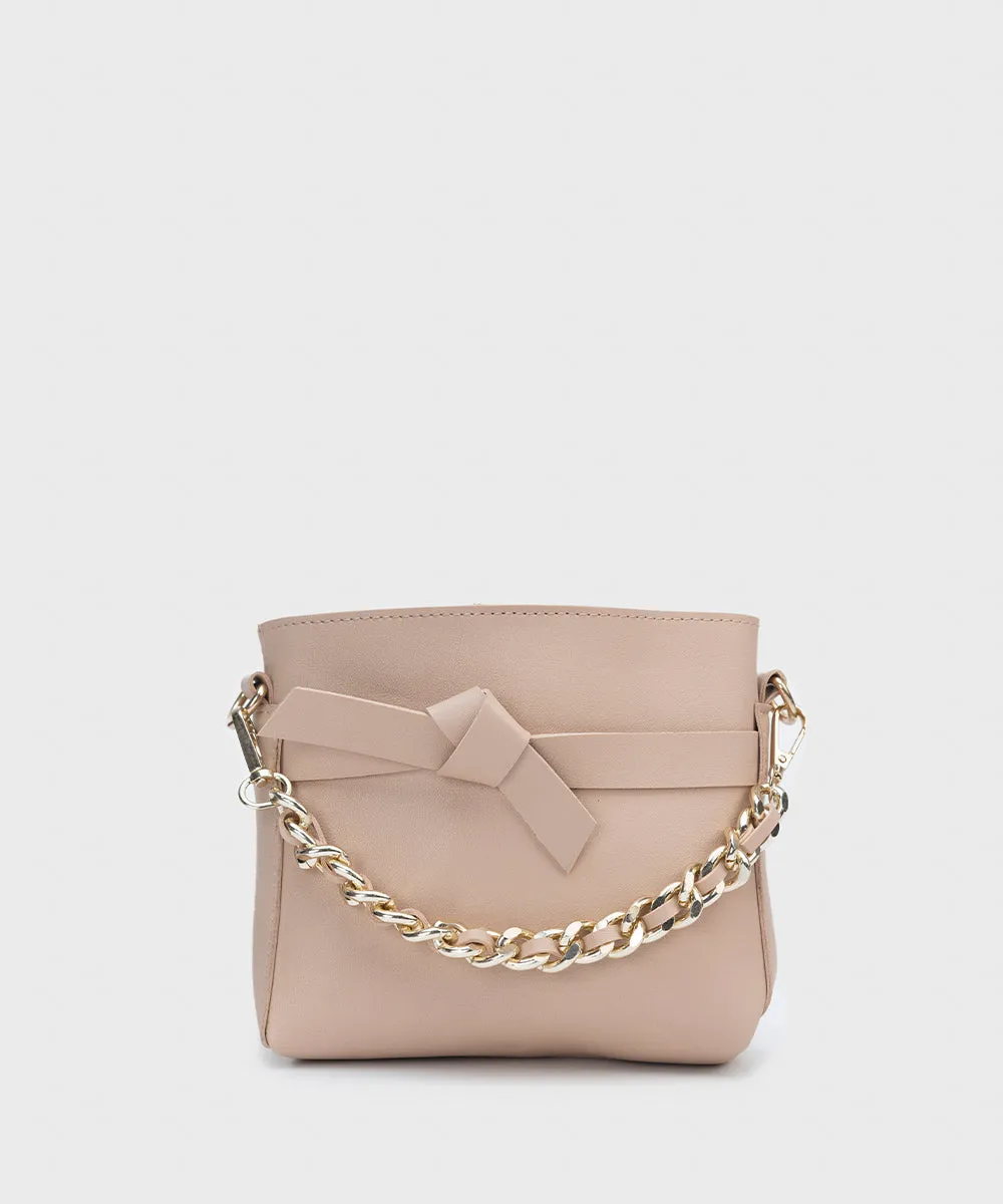 Faux Leather Crossbody Bag