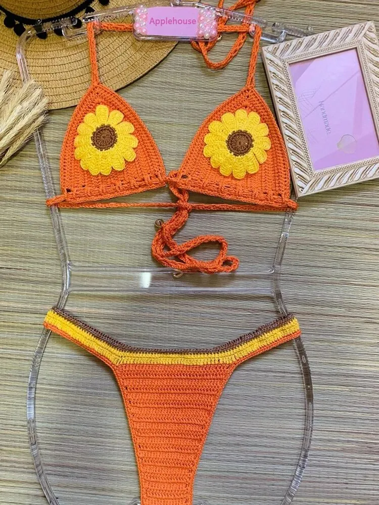 Florales Fantasy-Micro-Bikini-Set 