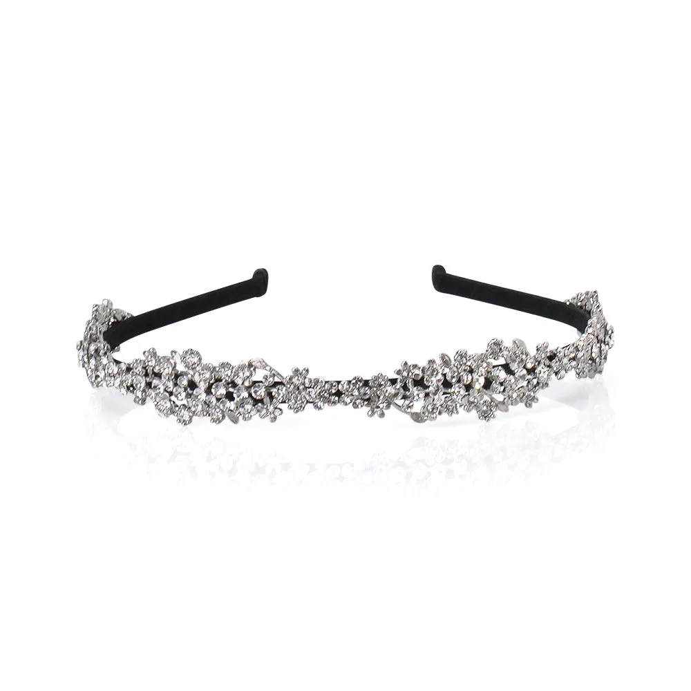 FLOWER VINE CRYSTAL HAIRBAND