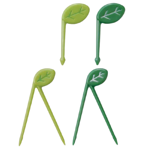 Garden Leaves Food Picks - Set C