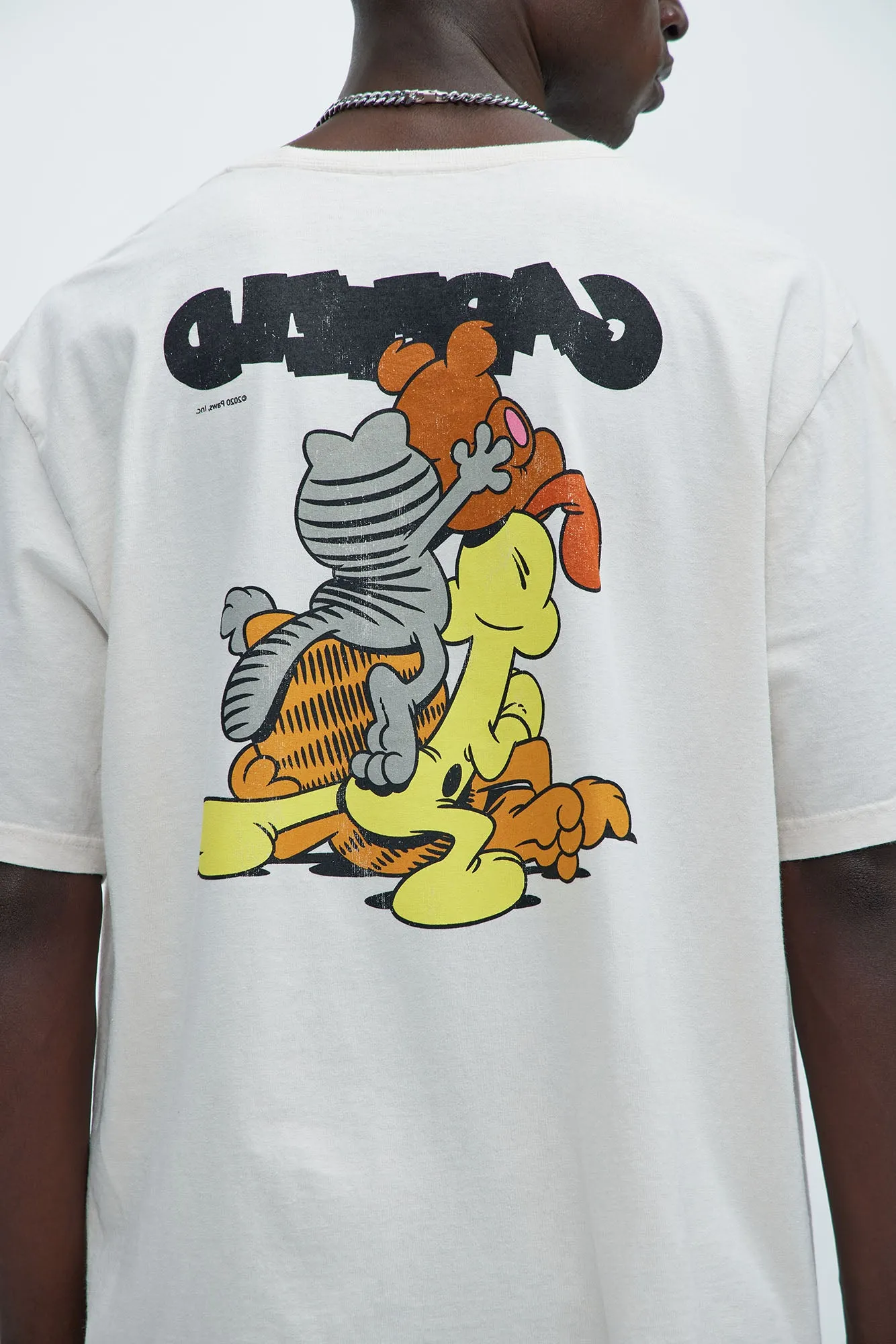 Garfield Family Portrait Short Sleeve Tee - Sand