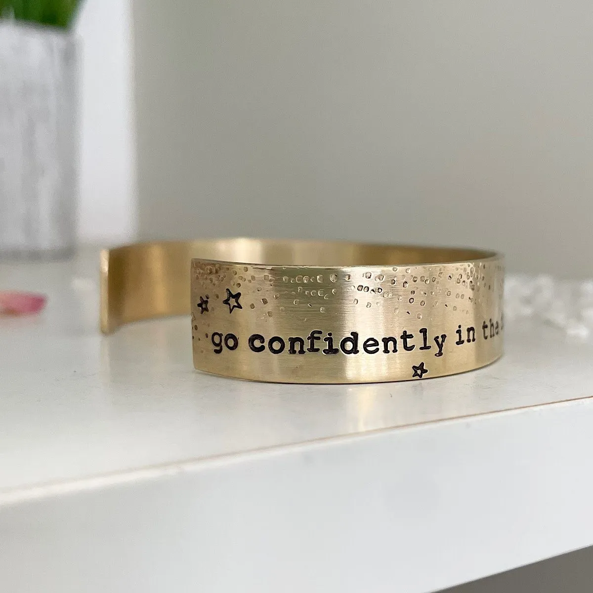 Go Confidently Graduation Cuff