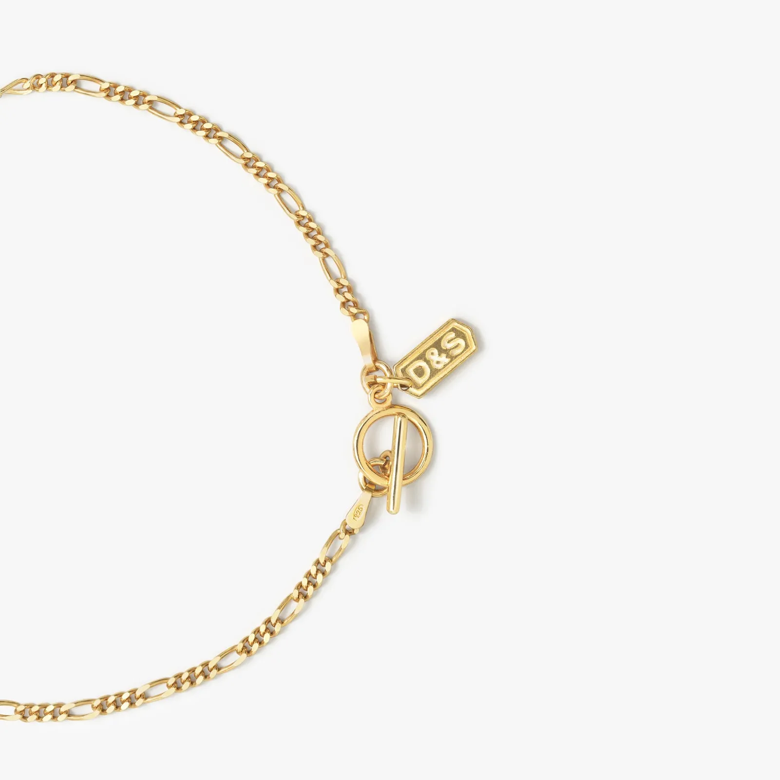 Gold Figaro Chain Bracelet