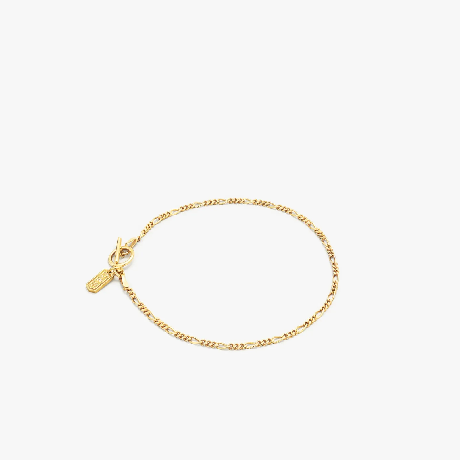 Gold Figaro Chain Bracelet