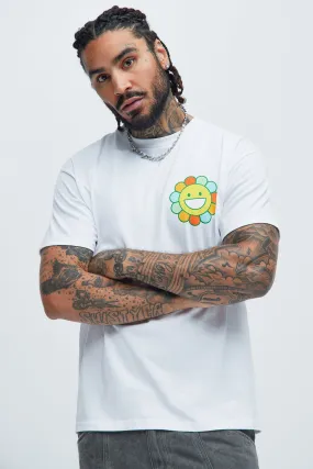 Good Vibes Worldwide Short Sleeve Tee - White