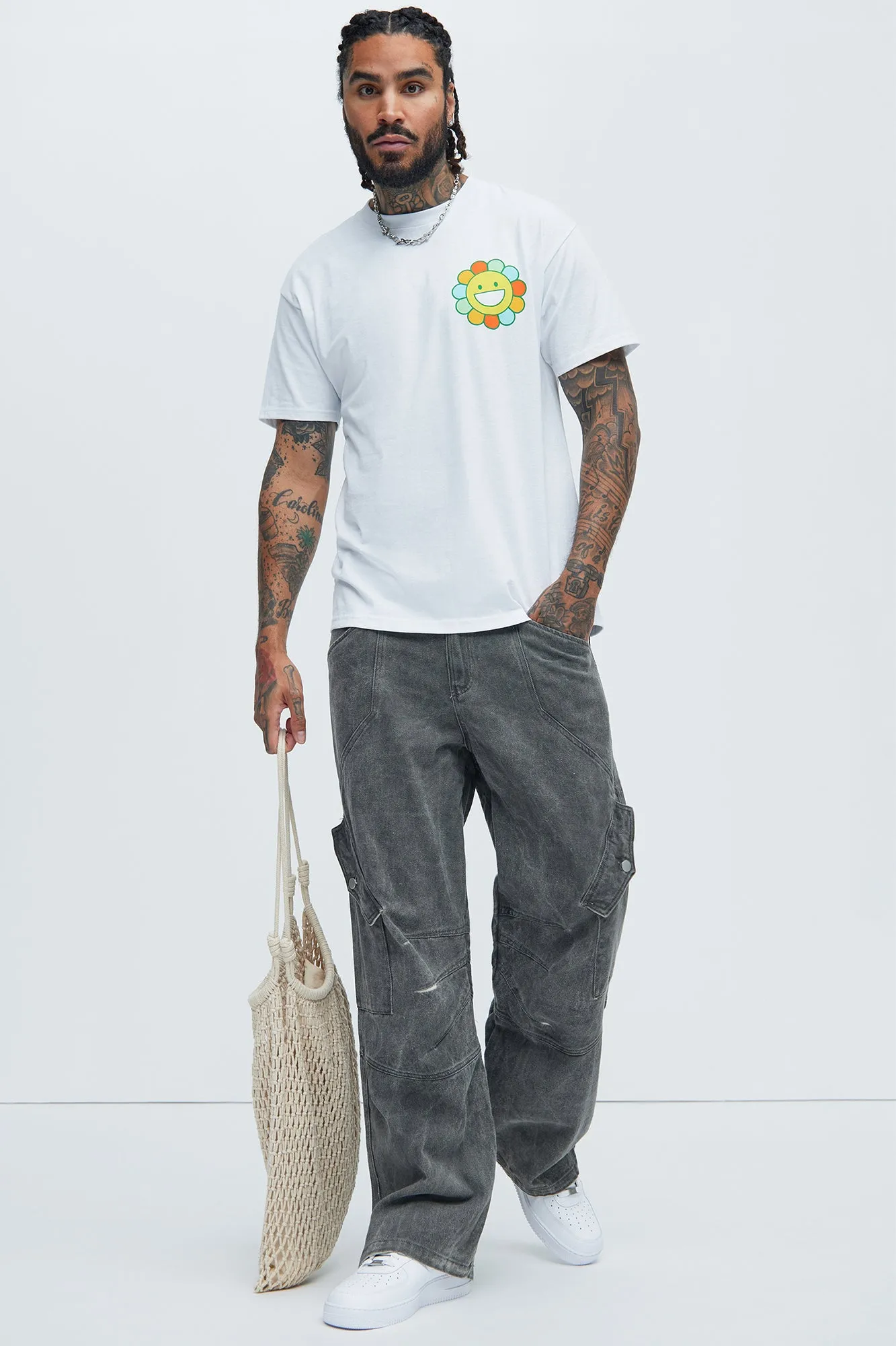 Good Vibes Worldwide Short Sleeve Tee - White