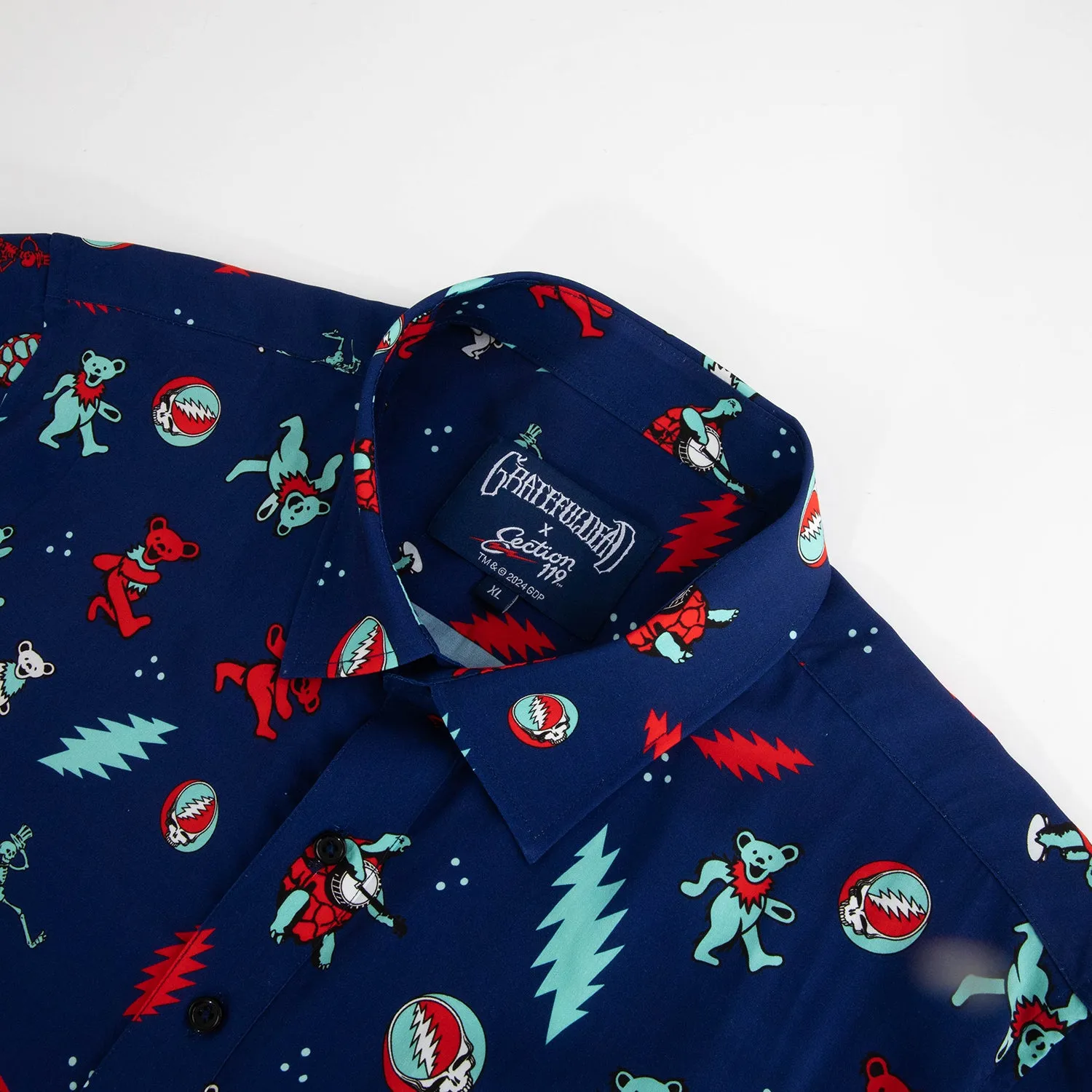 Grateful Dead | Relaxed Button Down |  All the Vibes in Navy