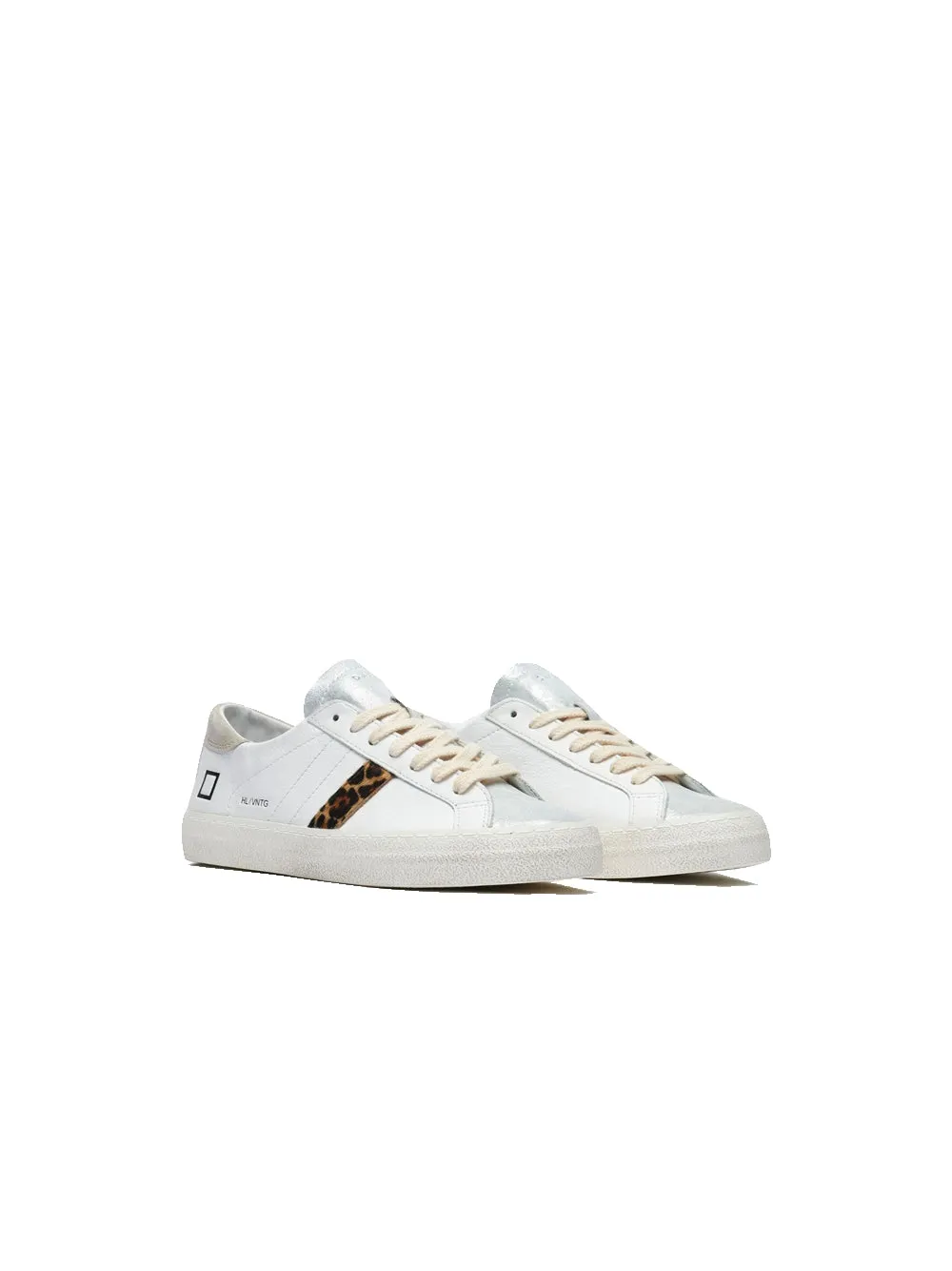 Hill Low Vintage Calf White-Leopard