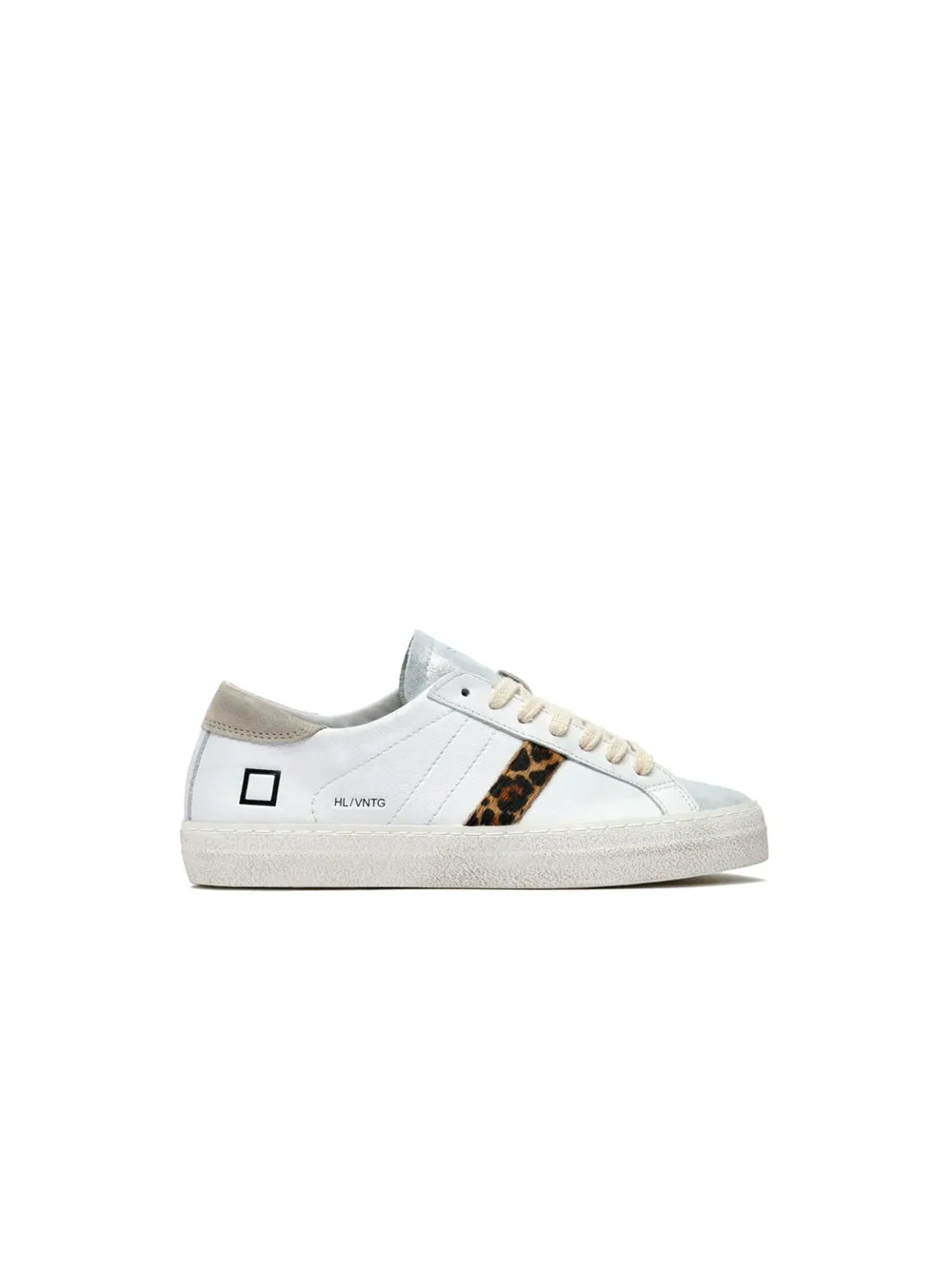 Hill Low Vintage Calf White-Leopard