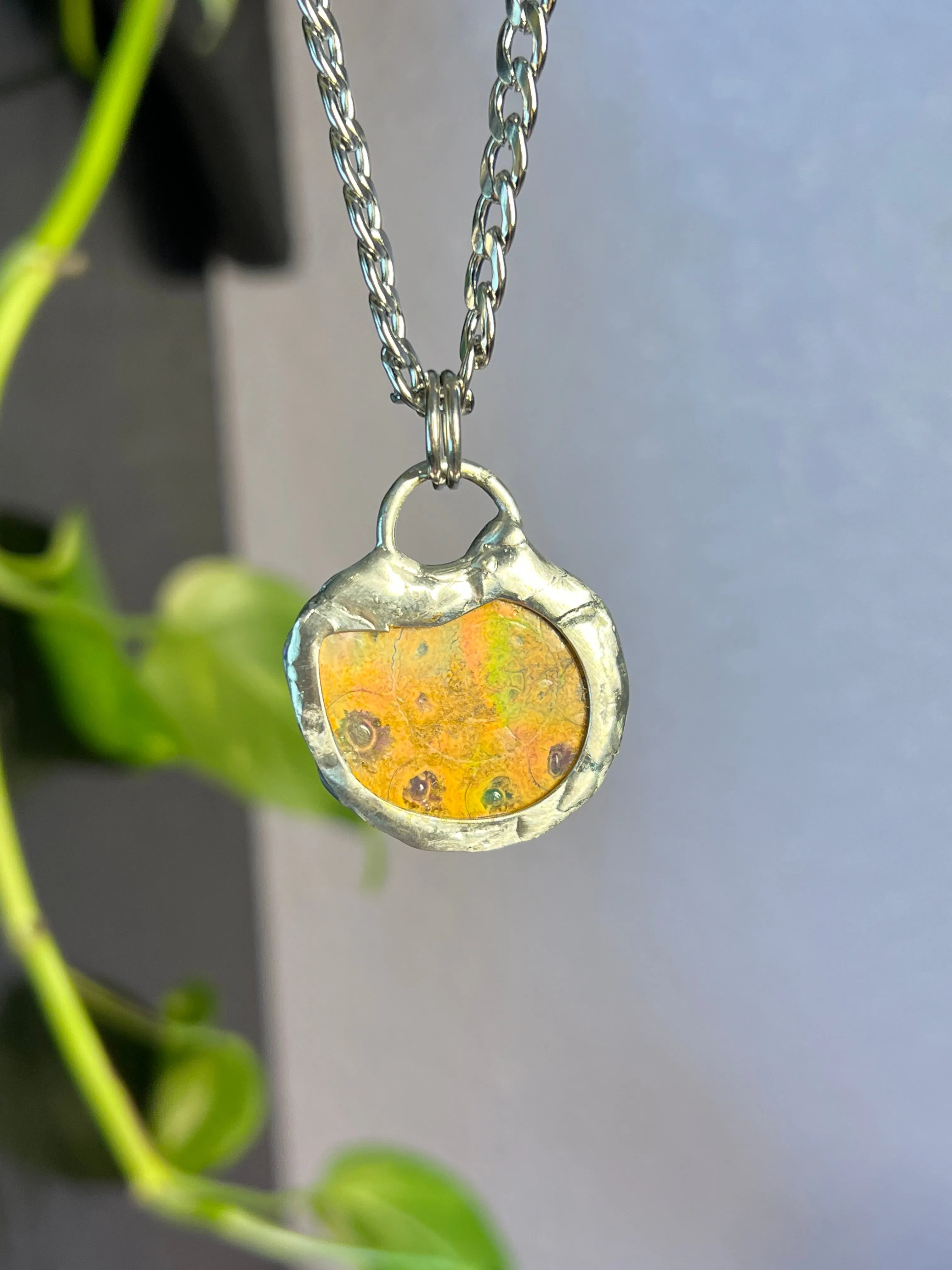 Holographic Ammonite amulet no.8