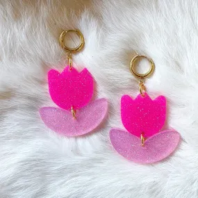 Hot Pink Judy Earrings