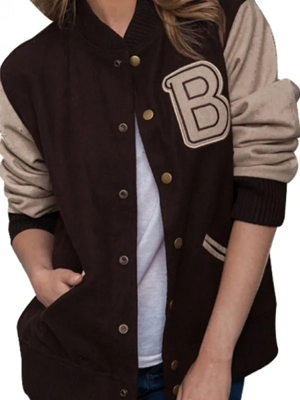 Hotline Miami Flight Brown Varsity Jacket