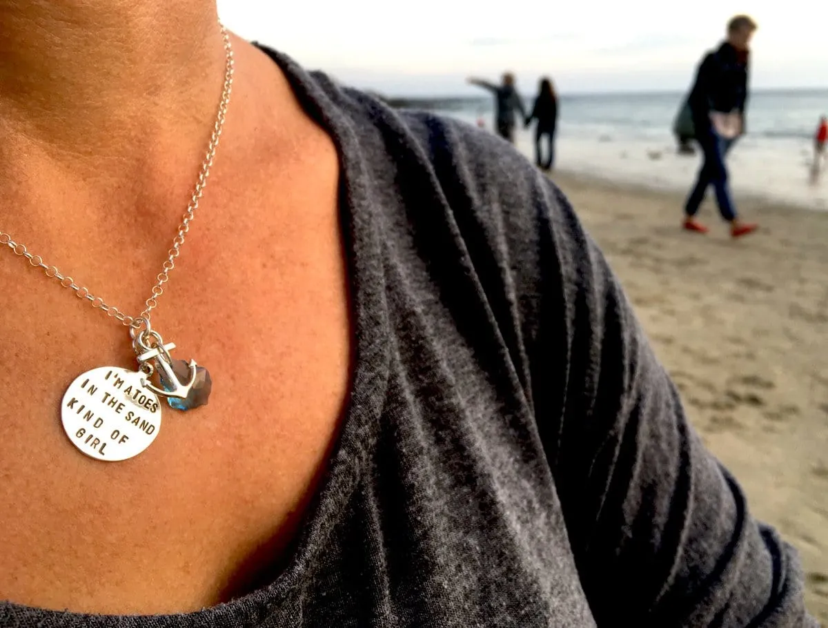 I am a Toes in the Sand Kind of Girl Necklace