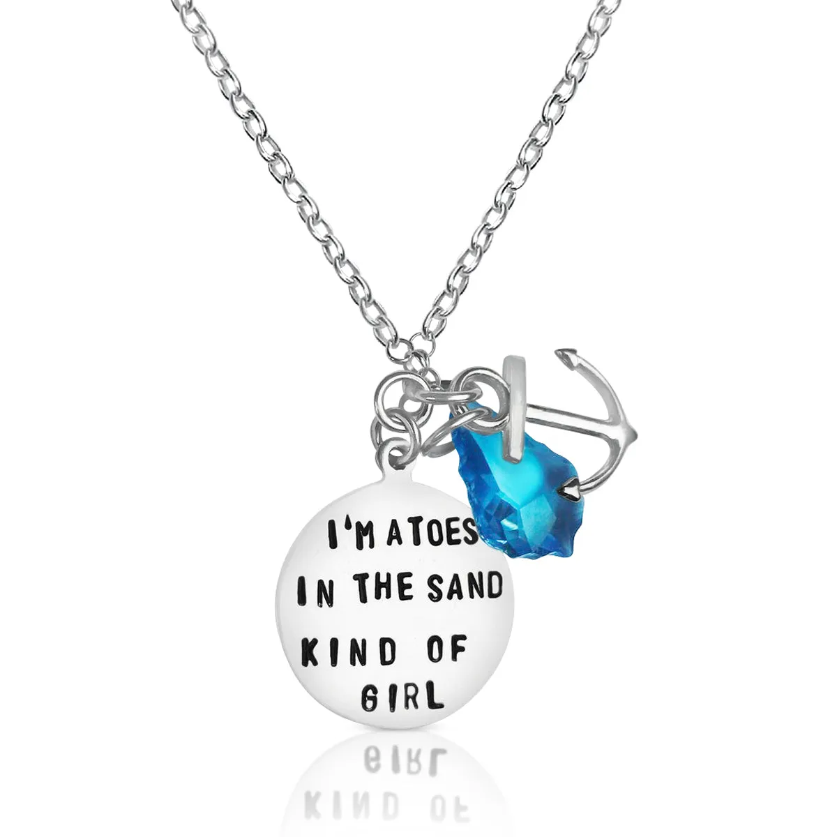 I am a Toes in the Sand Kind of Girl Necklace