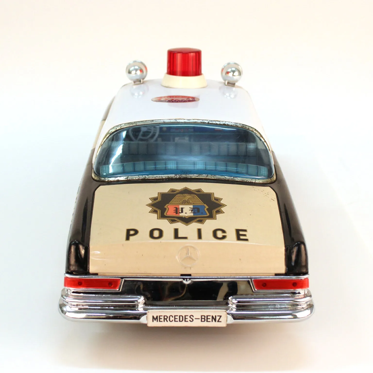 Ichiko 1970 Mercedes Highway Police Toy Car