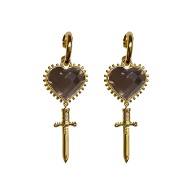 JULIET Earrings | Smoky Quartz